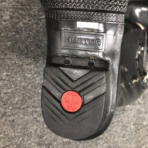 Hunter Glossy Black Women's Rain Boots - Picture 13 of 15